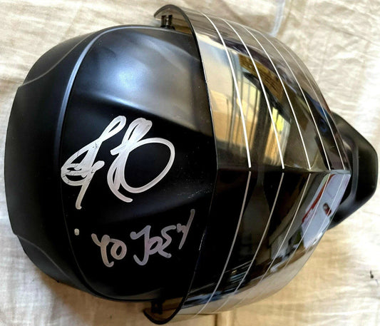 Ray Park signed G.I. Joe Snake Eyes black plastic mask w/ Yo Joe JSA - AutographsForSale.com