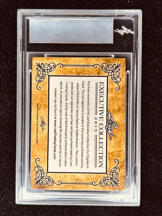 Matthew Broderick 2015 Leaf Masterpiece Cut Signature certified signed card 1/1 JSA Ferris Bueller - AutographsForSale.com