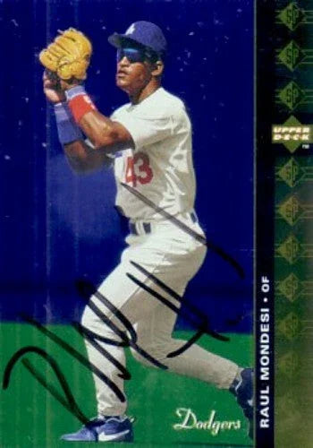 Raul Mondesi autographed Los Angeles Dodgers 1994 SP card - AutographsForSale.com