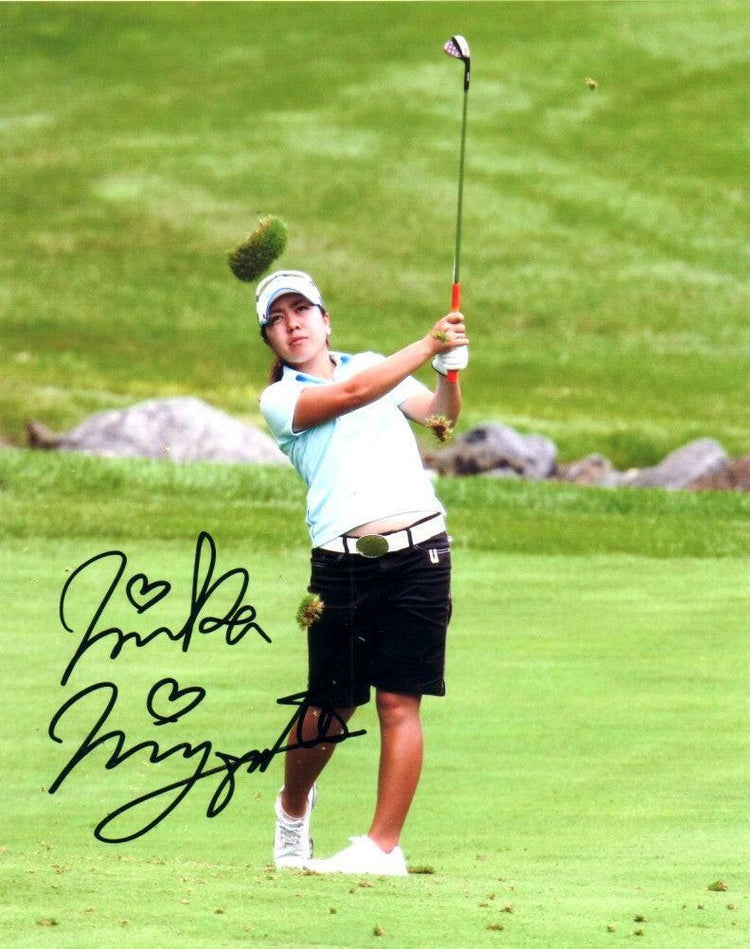 Mika Miyazato autographed 8x10 golf photo - AutographsForSale.com