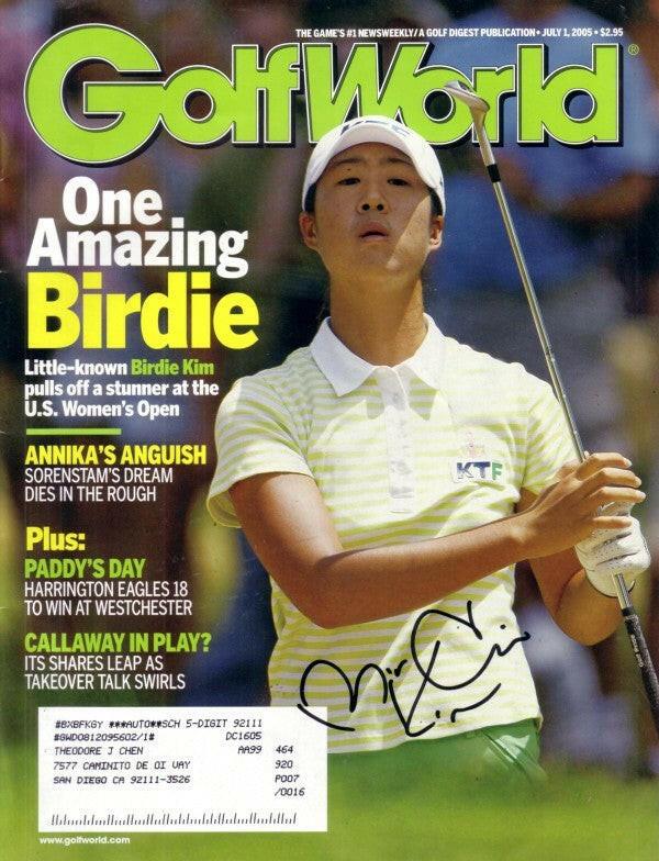 Birdie Kim autographed 2005 US Women’s Open Golf World issue - AutographsForSale.com
