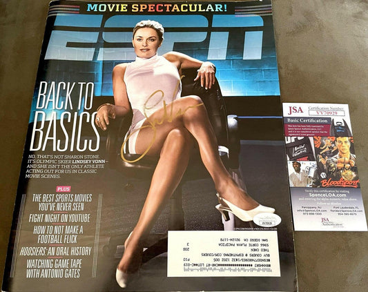 Lindsey Vonn signed 2010 ESPN magazine with sexy cover JSA - AutographsForSale.com