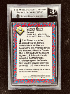 Shannon Miller autographed 1991 Sports Illustrated for Kids Rookie Card BAS slabbed - AutographsForSale.com