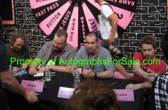 Seth Green Tom Root Matthew Senreich Zeb Wells signed Robot Chicken 2014 SDCC 5x7 card JSA - AutographsForSale.com