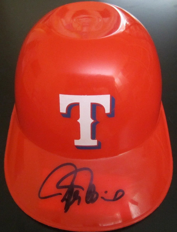 Rafael Palmeiro signed Texas Rangers mini batting helmet - AutographsForSale.com