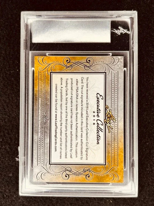 Matt Kenseth 2016 Leaf Masterpiece Cut Signature certified signed card 1/1 JSA NASCAR - AutographsForSale.com