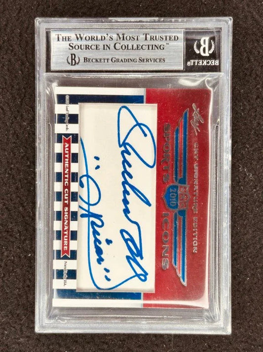 Carmen Basilio and Ruben Olivares 2010 Leaf Cut Signature certified autograph boxing card 1/1 - AutographsForSale.com