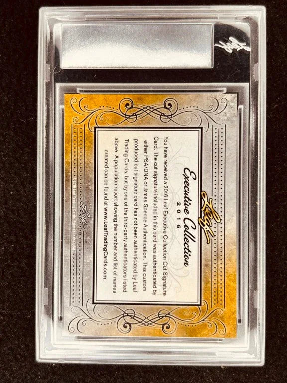 Tippi Hedren 2016 Leaf Masterpiece Cut Signature certified signed card 1/1 JSA Birds - AutographsForSale.com