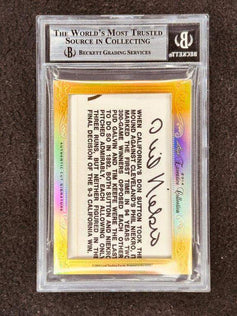 Tom Glavine & Phil Niekro 2014 Leaf Masterpiece Cut Signature certified signed card 1/1 Braves JSA - AutographsForSale.com