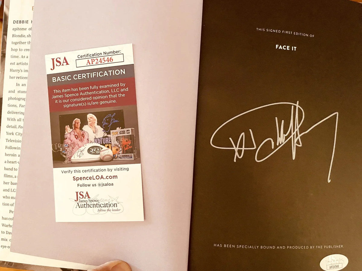 Debbie Harry signed Face It signed edition book JSA Blondie - AutographsForSale.com