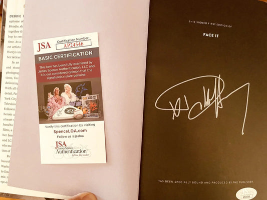Debbie Harry signed Face It signed edition book JSA Blondie - AutographsForSale.com
