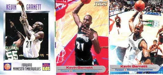 Kevin Garnett Minnesota Timberwolves 1997 2000 and 2001 Sports Illustrated for Kids cards - AutographsForSale.com