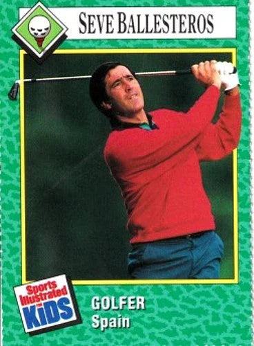Seve Ballesteros 1990 Sports Illustrated for Kids golf card - AutographsForSale.com