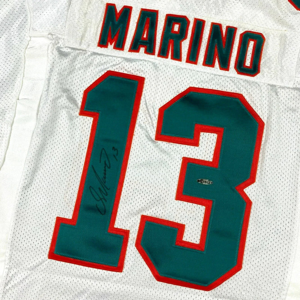 Dan Marino signed Dolphins 1996 Wilson Pro Line game model white jersey UDA - AutographsForSale.com