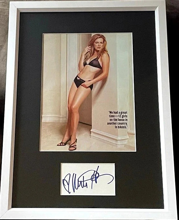 Melissa Joan Hart autograph framed sexy Maxim magazine photo JSA - AutographsForSale.com
