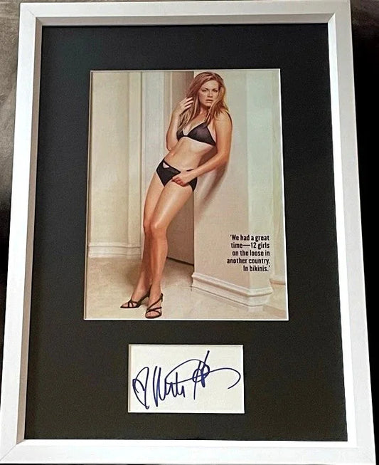 Melissa Joan Hart autograph framed sexy Maxim magazine photo JSA - AutographsForSale.com