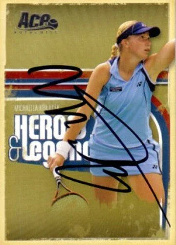 Michaella Krajicek signed 2006 Ace Authentic tennis card - AutographsForSale.com