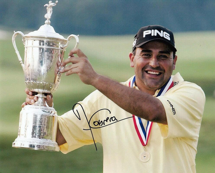 Angel Cabrera autographed 2007 US Open 8x10 golf photo - AutographsForSale.com