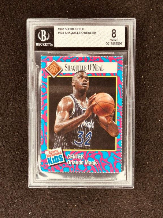 Shaquille O'Neal Orlando Magic 1993 SI for Kids card BGS 8 - AutographsForSale.com