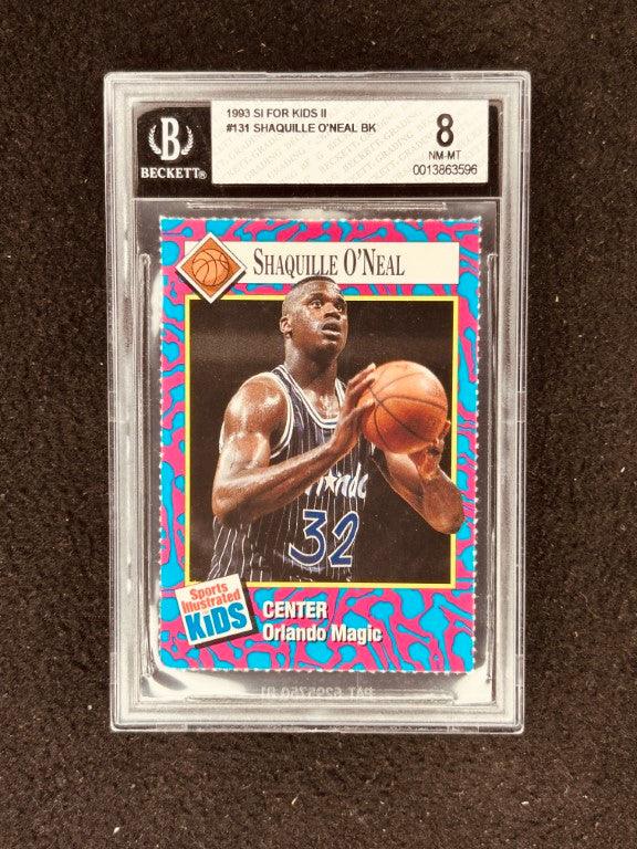 Shaquille O'Neal Orlando Magic 1993 SI for Kids card BGS 8 - AutographsForSale.com
