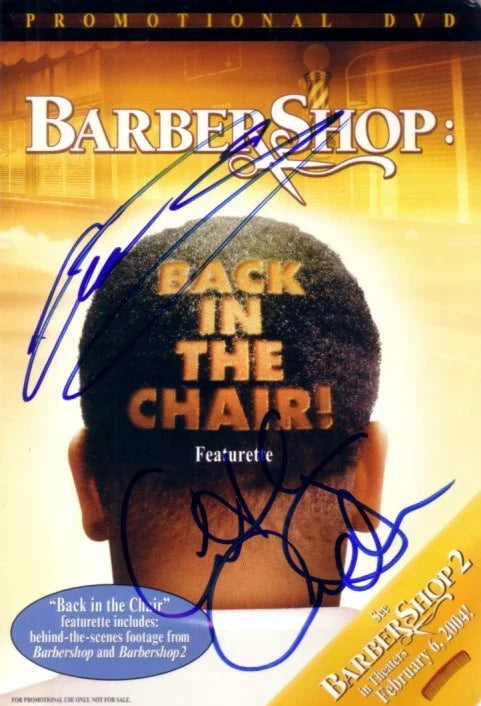 Cedric Entertainer & Anthony Anderson signed Barbershop movie DVD sleeve JSA - AutographsForSale.com
