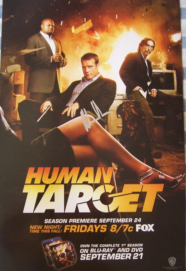 Mark Valley autographed Human Target 2010 Comic-Con poster - AutographsForSale.com