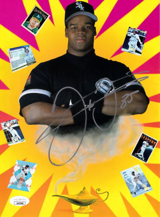 Frank Thomas signed White Sox full page Donruss magazine ad JSA - AutographsForSale.com