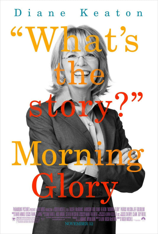 Morning Glory mini 2010 movie poster (Diane Keaton) - AutographsForSale.com