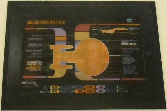 Star Trek Next Generation 2012 SDCC lenticular 4x5 card - AutographsForSale.com