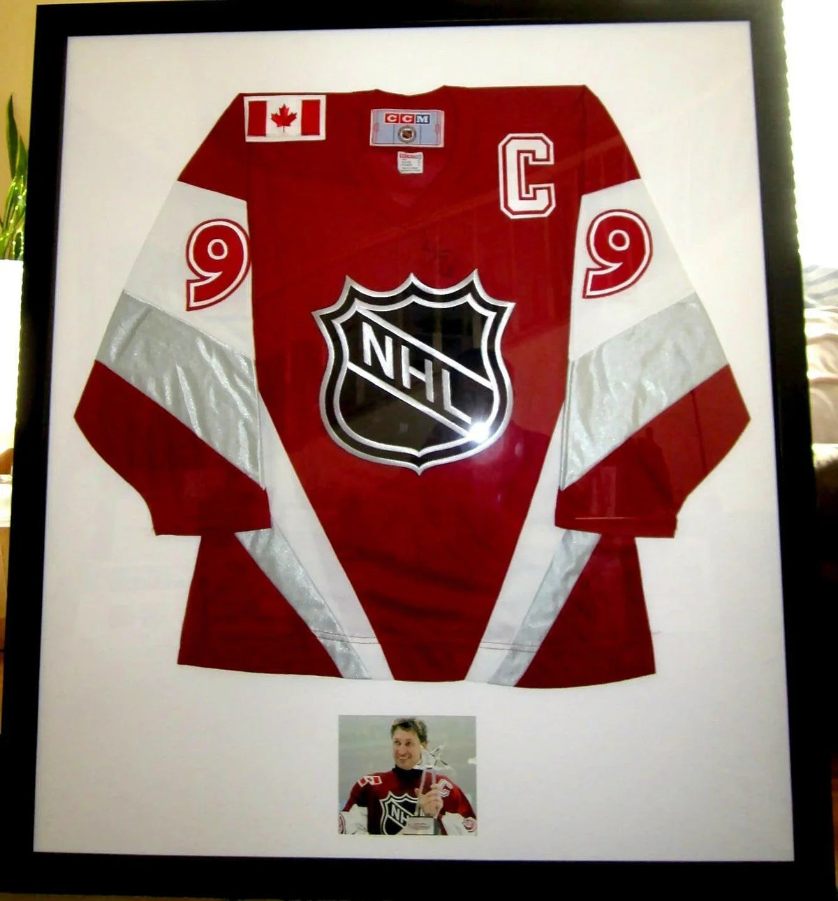 Wayne Gretzky signed 1999 NHL All-Star NY Rangers CCM jersey framed JSA - AutographsForSale.com