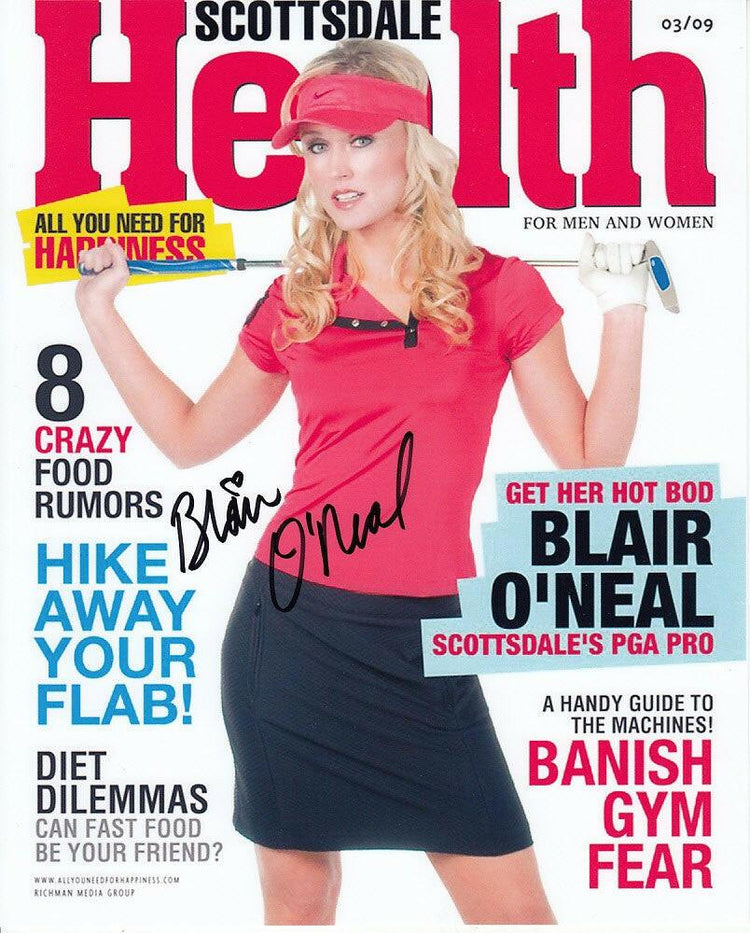 Blair Oneal signed Scottsdale Health cover 8x10 photo Print - AutographsForSale.com