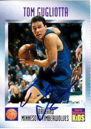 Tom Gugliotta autographed Minnesota Timberwolves 1997 Sports Illustrated for Kids card - AutographsForSale.com