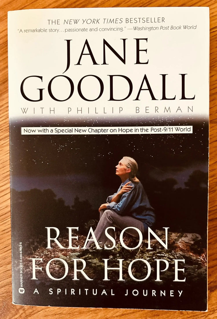 Jane Goodall autographed Reason for Hope paperback book JSA - AutographsForSale.com