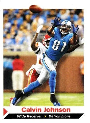 Calvin Johnson Detroit Lions 2011 SI for Kids card - AutographsForSale.com