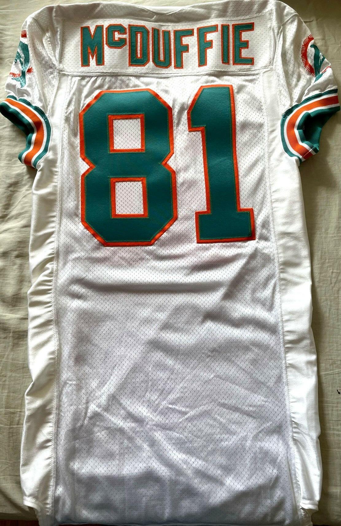 O.J. McDuffie Dolphins 1994 authentic Wilson team issued game model jersey - AutographsForSale.com