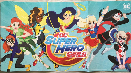 DC Superhero Girls 2016 SDCC foldout 10x20 poster - AutographsForSale.com