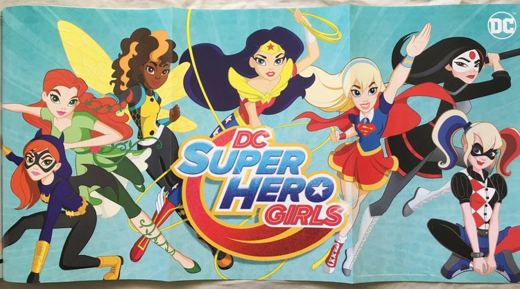 DC Superhero Girls 2016 SDCC foldout 10x20 poster - AutographsForSale.com