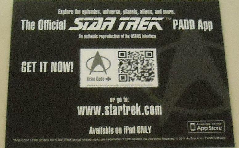 Star Trek Next Generation 2012 SDCC lenticular 4x5 card - AutographsForSale.com