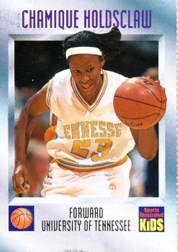 Chamique Holdsclaw Tennessee Volunteers 1997 Sports Illustrated for Kids Rookie Card - AutographsForSale.com