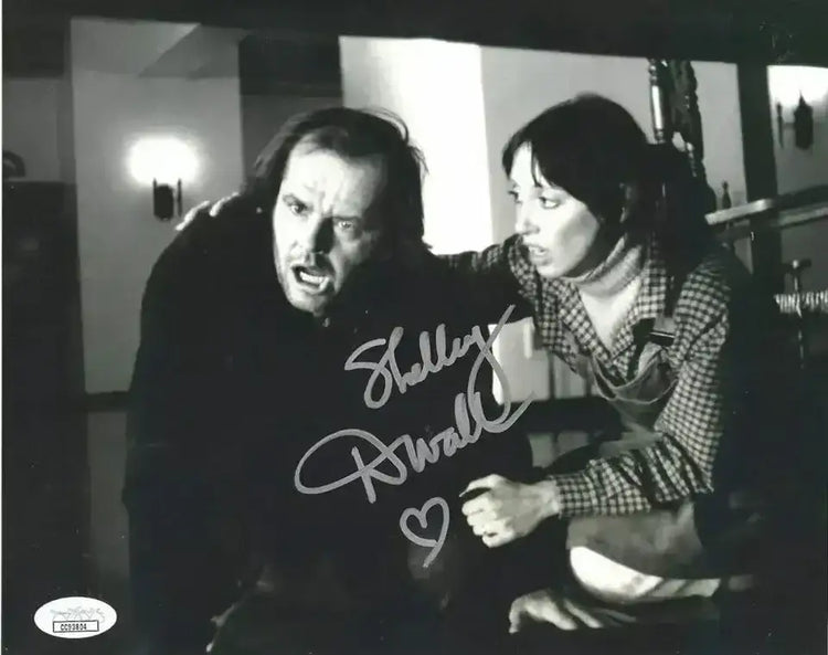 Shelley Duvall signed Shining 8x10 movie photo with Jack Nicholson JSA - AutographsForSale.com