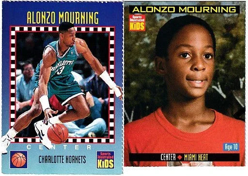 Alonzo Mourning 1994 2000 SI for Kids cards Heat Hornets - AutographsForSale.com