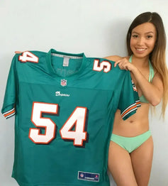 Zach Thomas Dolphins 1997 to 2001 NFL Pro Line aqua jersey NEW - AutographsForSale.com