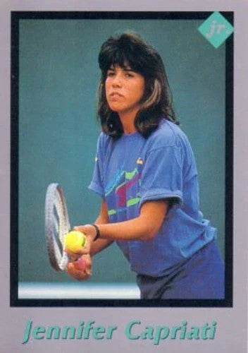 Jennifer Capriati 1991 Tuff Stuff Jr Tennis Rookie Card - AutographsForSale.com