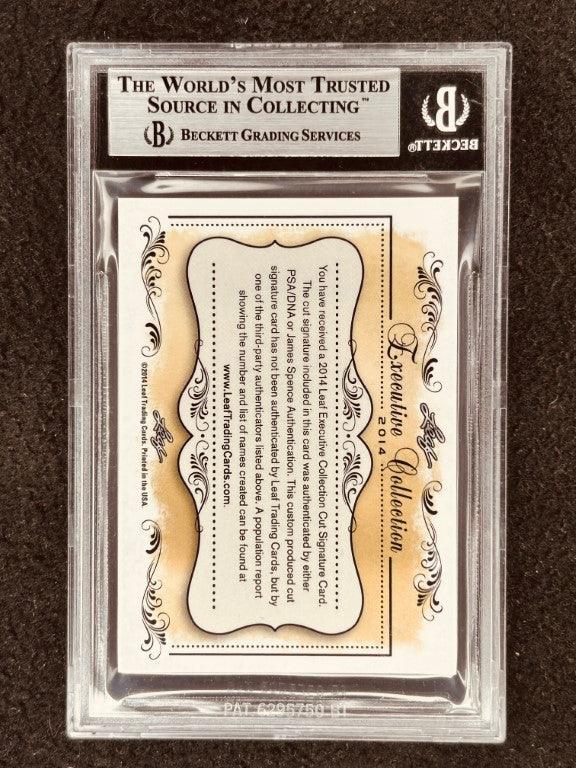 Bill Dudley 2014 Leaf Masterpiece Cut Signature certified signed card 1/1 JSA Detroit Lions Steelers - AutographsForSale.com