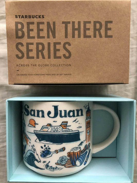 Starbucks 2018 Been There Series San Juan Puerto Rico 14 Ounce Collector Coffee Mug New - AutographsForSale.com