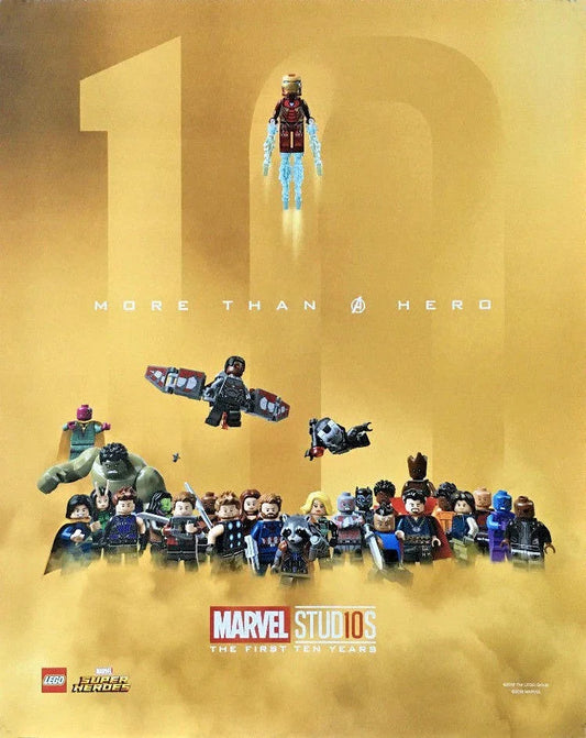 LEGO Marvel Super Heroes 2018 SDCC 16x20 poster - AutographsForSale.com