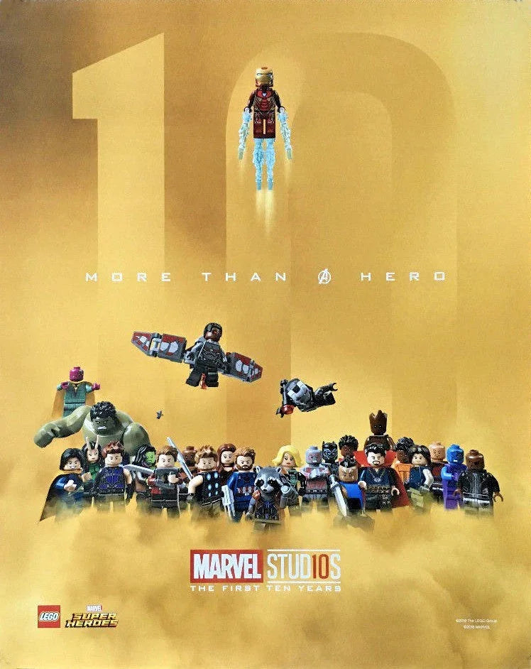 LEGO Marvel Super Heroes 2018 SDCC 16x20 poster - AutographsForSale.com