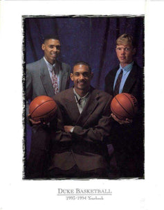 Duke Blue Devils Legends signed 1993 Yearbook Coach K Tommy Amaker JSA - AutographsForSale.com