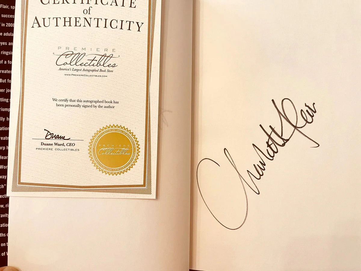 Ric Flair and Charlotte Flair autographed Second Nature hardcover book JSA - AutographsForSale.com