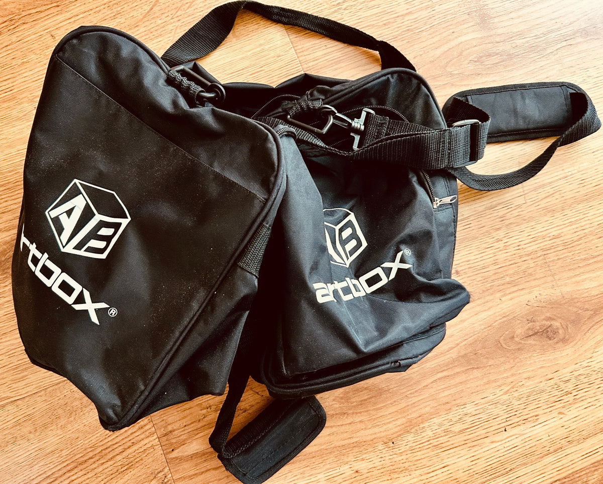 Artbox Trading cards logo Sturdy Canvas Zippered SDCC Tote Bag - AutographsForSale.com